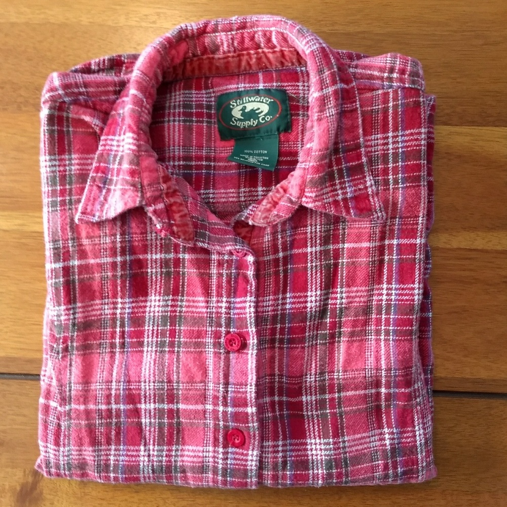 Cute pink/red flannel